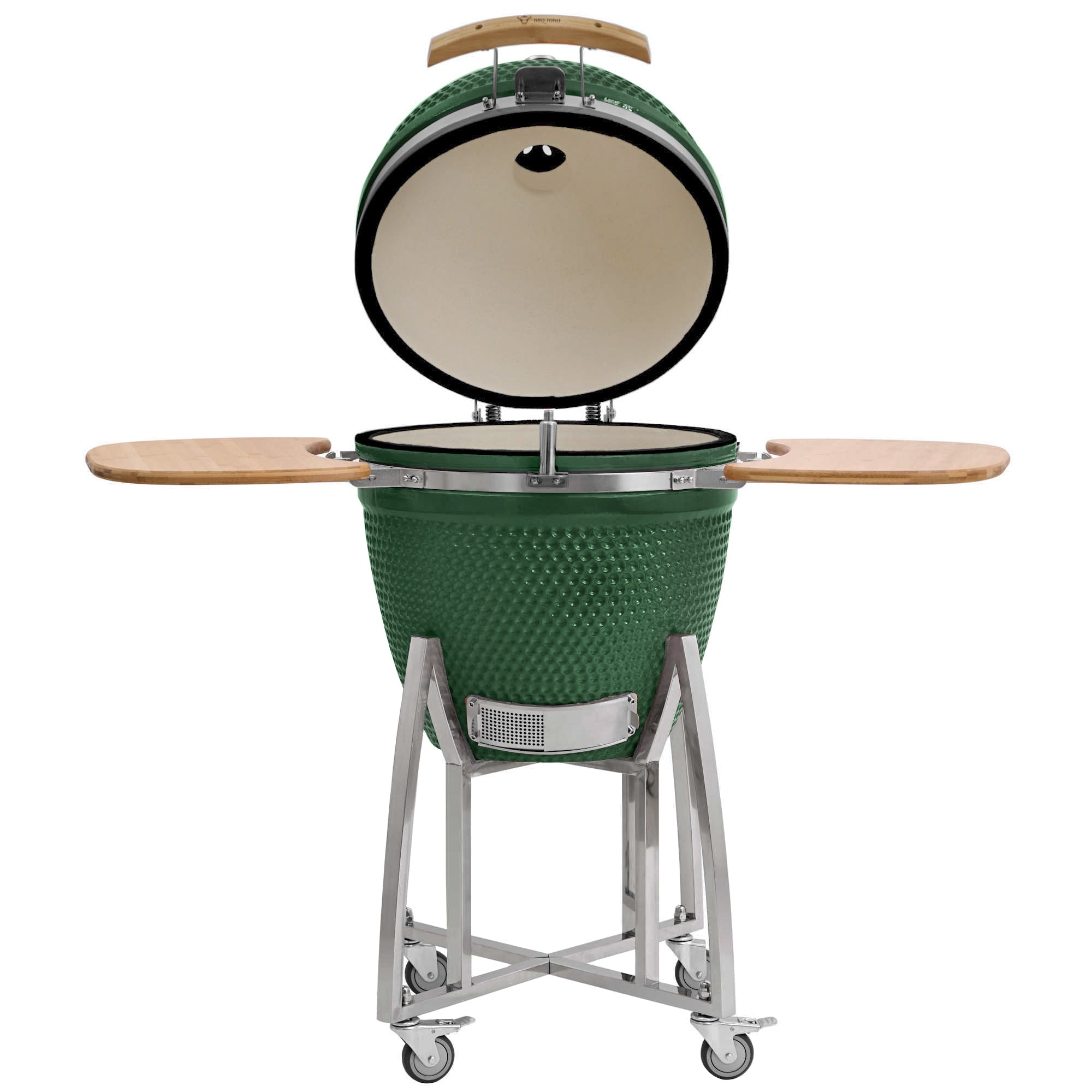 Barbecue à charbon de bois Kamado « KURO », Ø 52 cm, avec grille et thermomètre