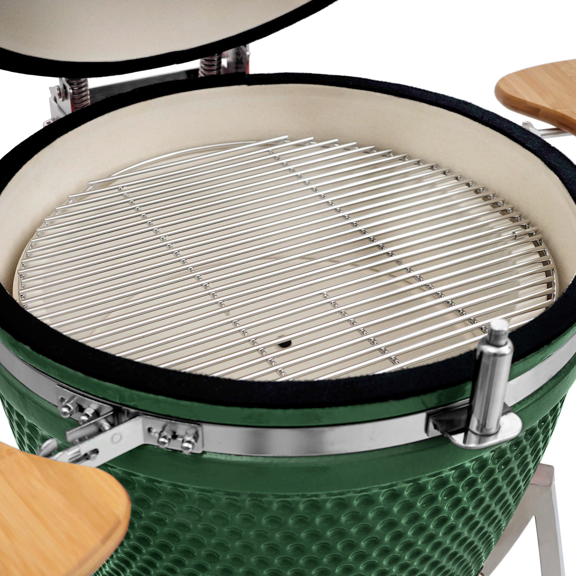 Barbecue à charbon de bois Kamado « KURO », Ø 52 cm, avec grille et thermomètre