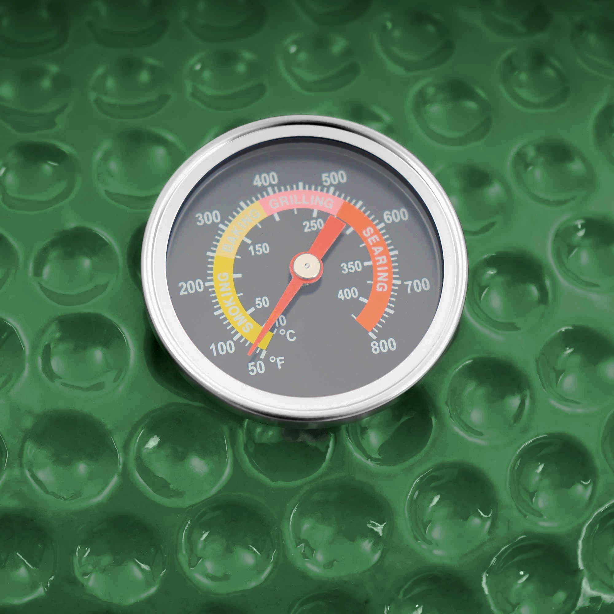 Barbecue à charbon de bois Kamado « KURO », Ø 52 cm, avec grille et thermomètre