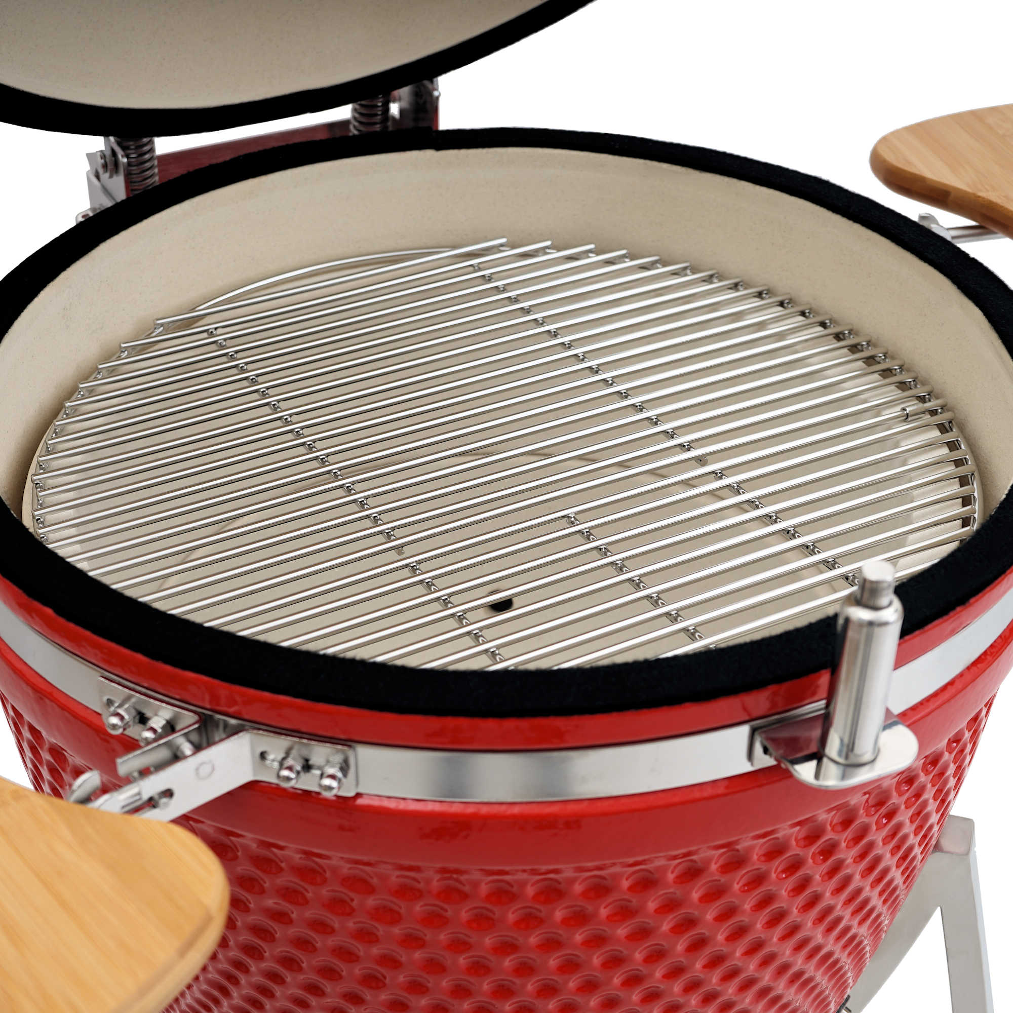 Barbecue à charbon de bois Kamado « KURO », Ø 52 cm, avec grille et thermomètre