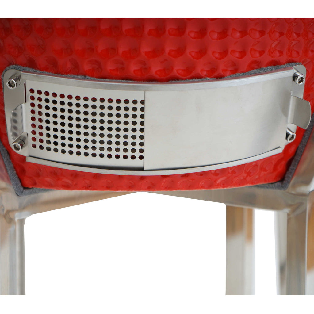 Barbecue à charbon de bois Kamado « KURO », Ø 52 cm, avec grille et thermomètre