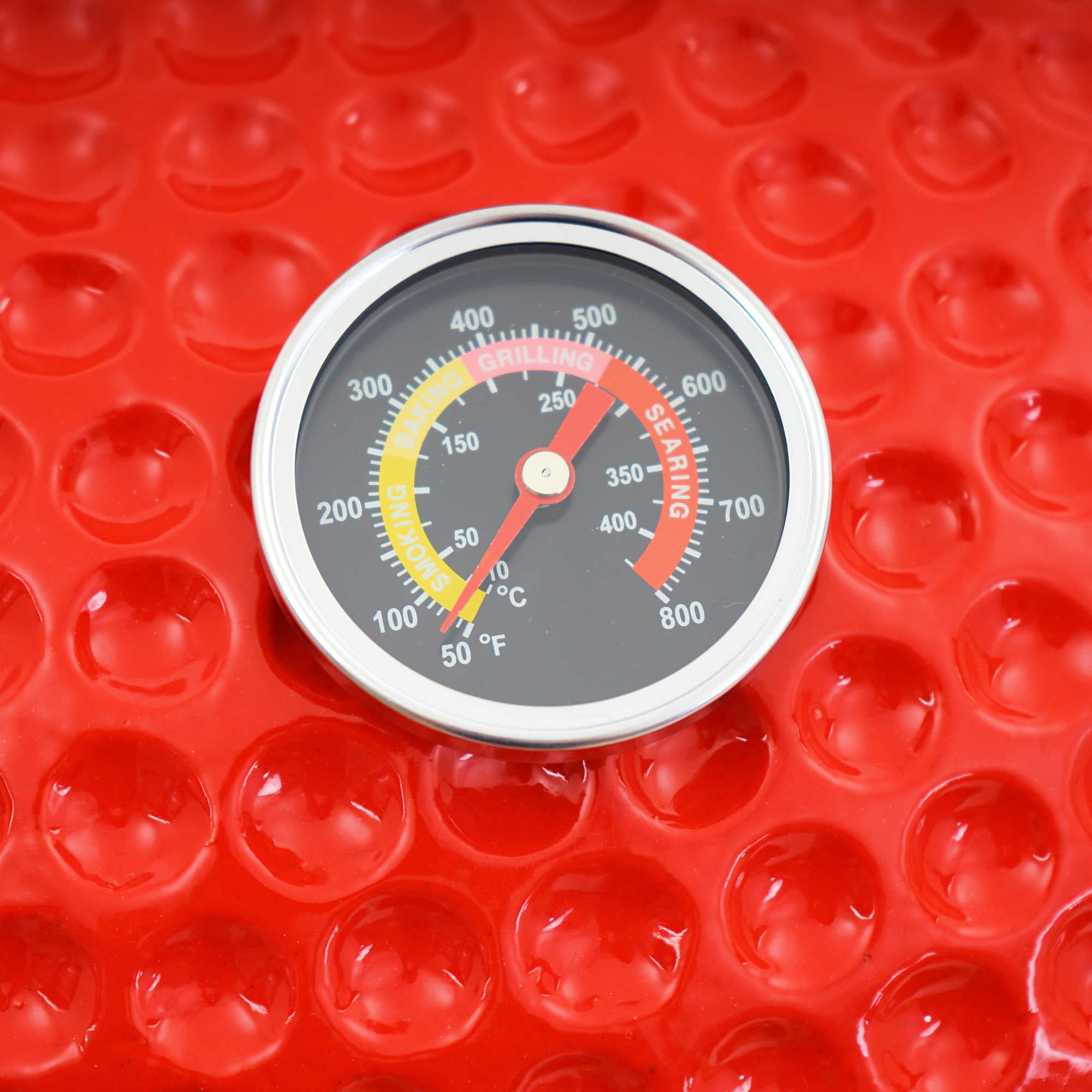 Barbecue à charbon de bois Kamado « KURO », Ø 52 cm, avec grille et thermomètre