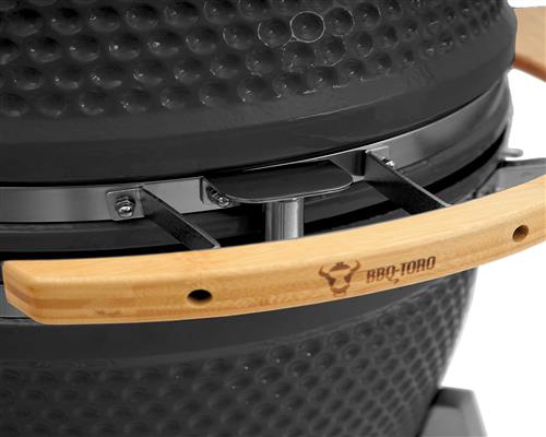 Barbecue à charbon de bois Kamado « KURO », Ø 52 cm, avec grille et thermomètre