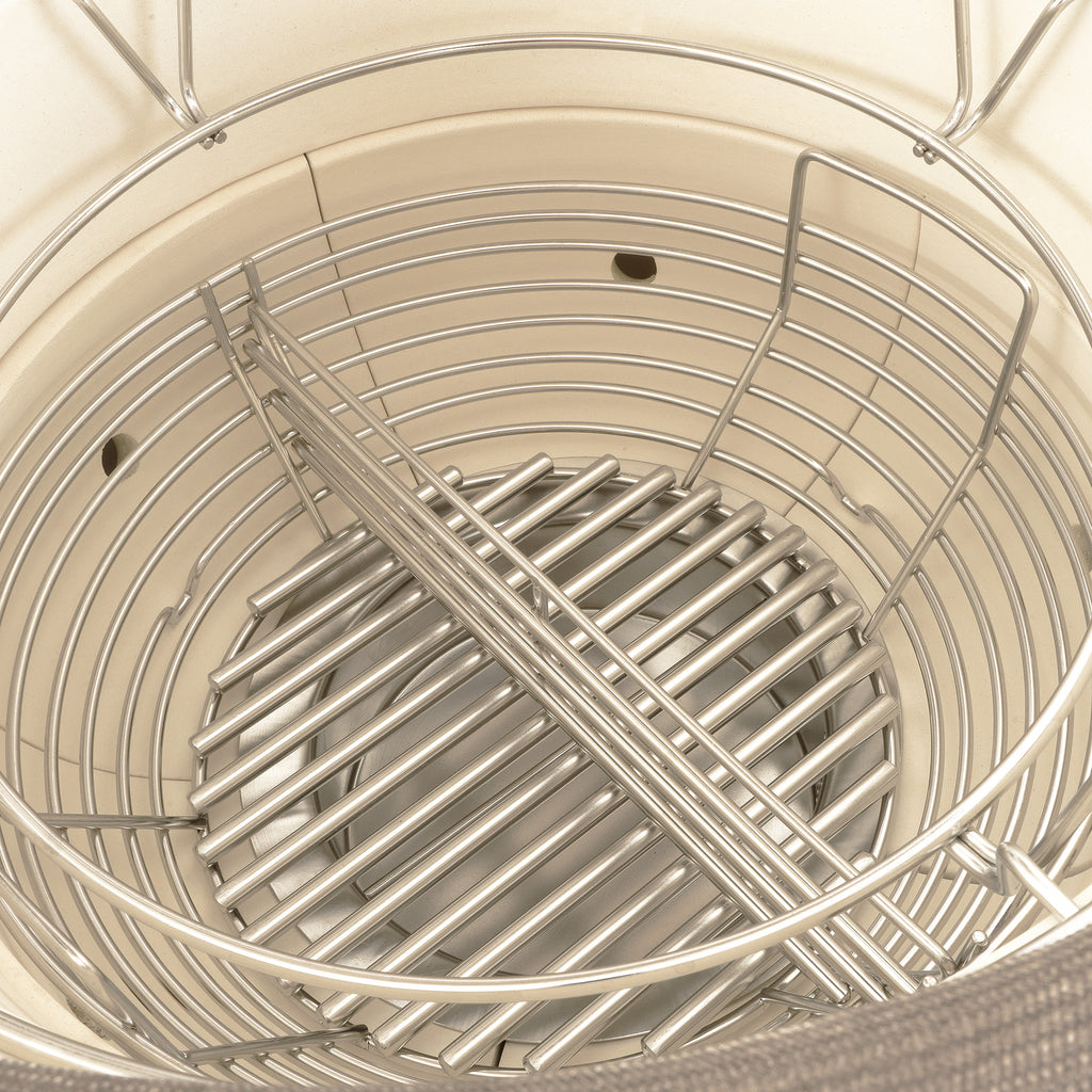 Kamado charcoal grill "Yoru", Ø 56cm, incl. thermometer, wheels