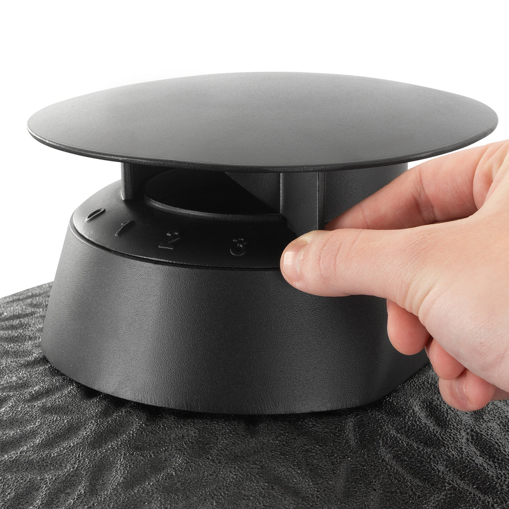 Kamado charcoal grill "Yoru", Ø 56cm, incl. thermometer, wheels