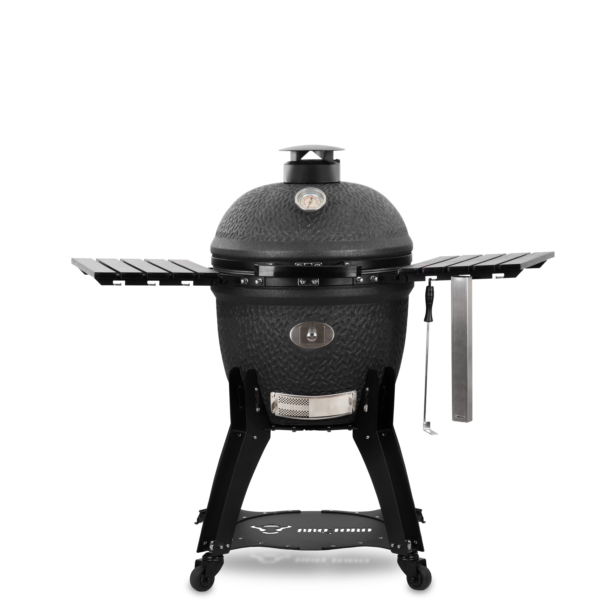 Kamado Holzkohlegrill "Yoru", inkl. Thermometer, Rädern