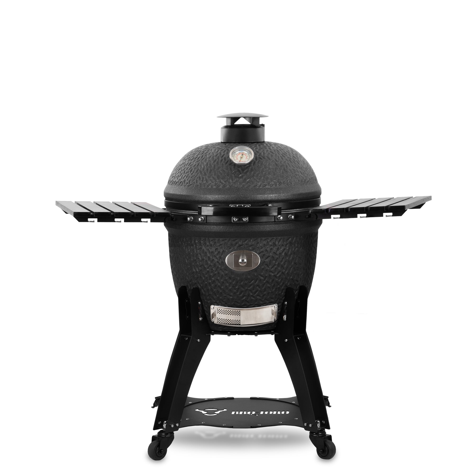 Kamado Holzkohlegrill "Yoru", inkl. Thermometer, Rädern