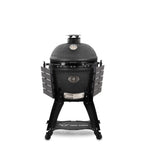 Kamado Holzkohlegrill "Yoru", inkl. Thermometer, Rädern