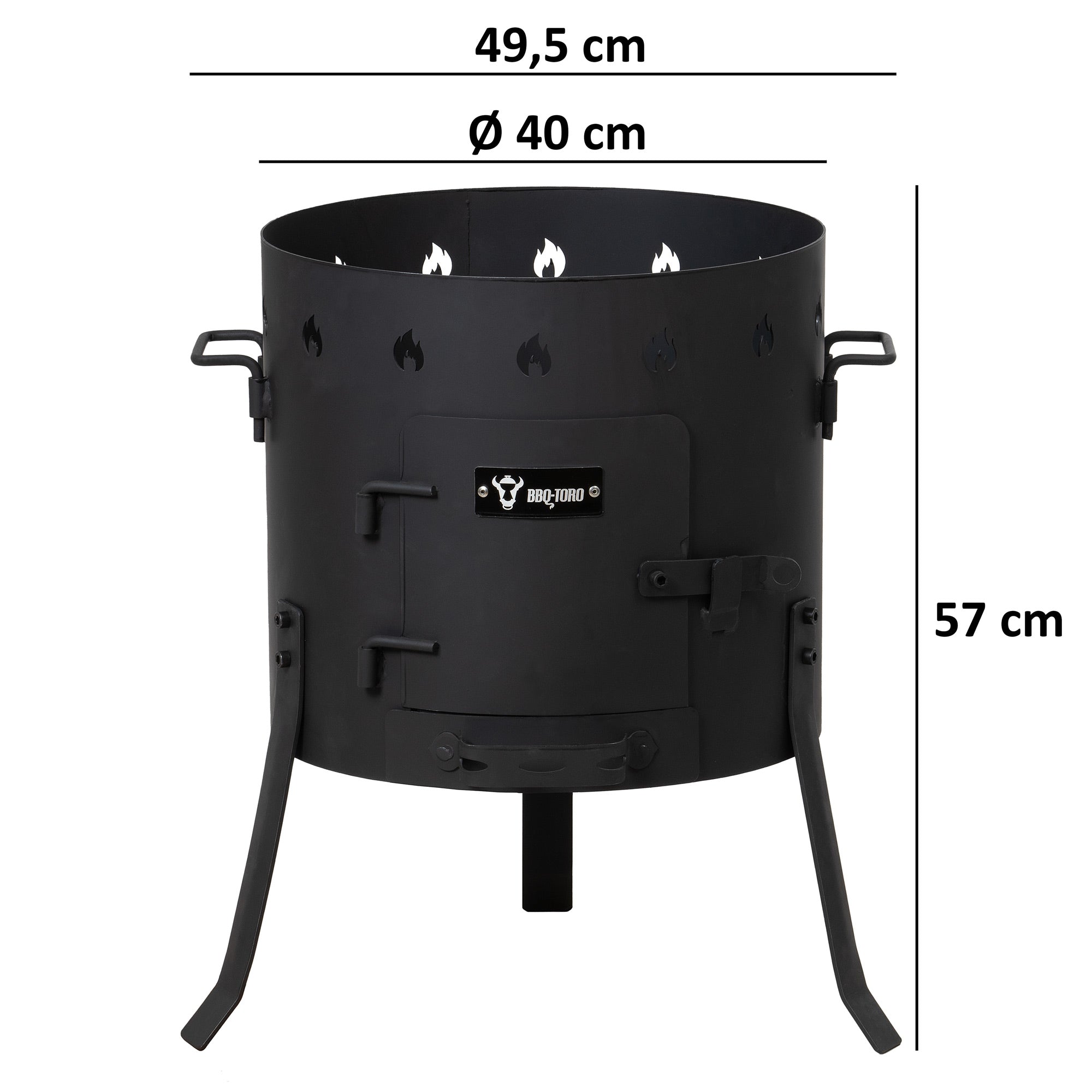 Kazan oven Ø 40 cm, incl. kazan, cast iron