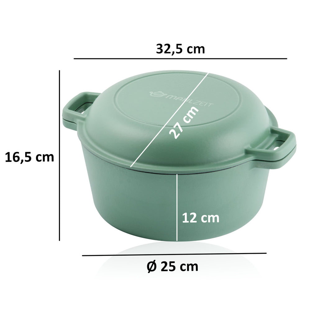 Casserole, 6,9 litres, en fonte émaillée