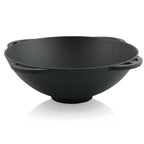 Kazan et son support, 32 cm, en fonte, couvercle inclus