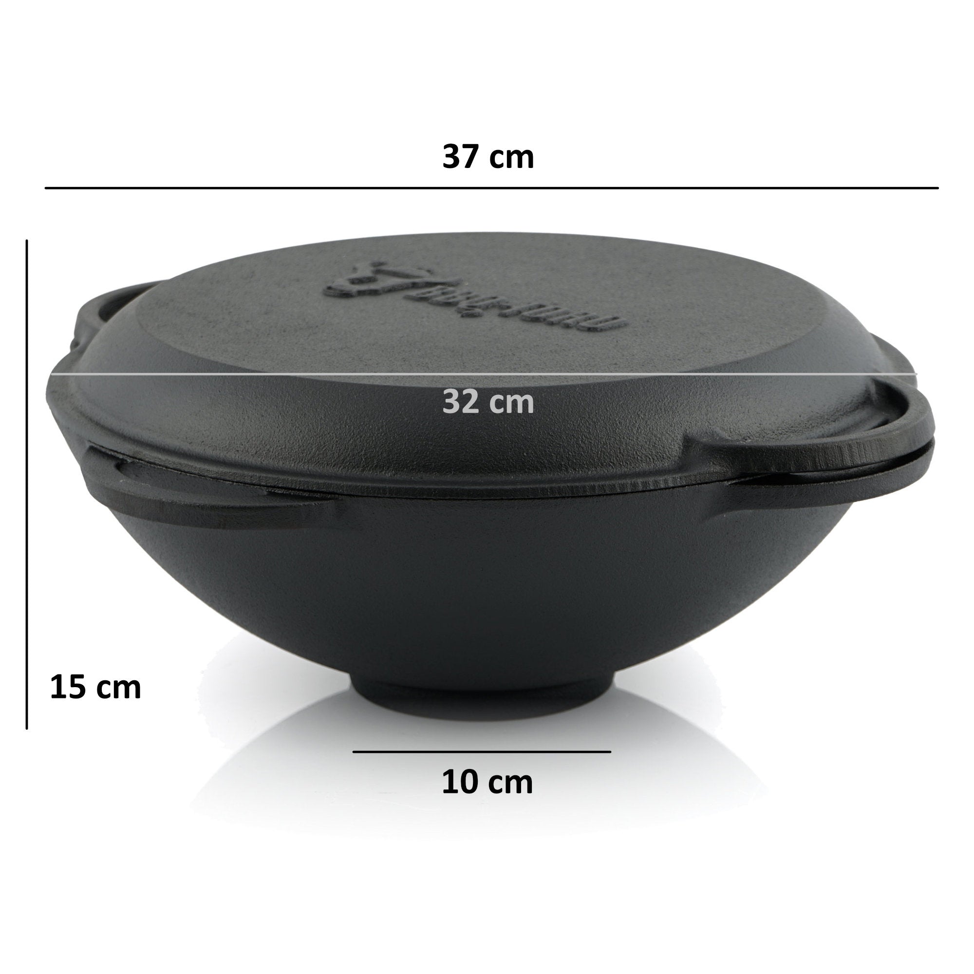 Kazan oven Ø 34 cm, incl. kazan, cast iron