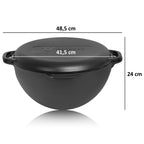 Four Kazan Ø 45 cm, avec kazan, en fonte