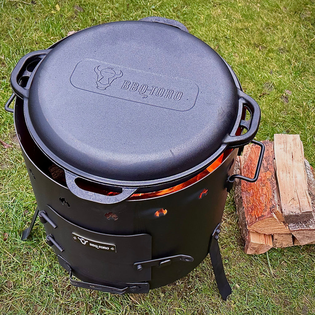 Kazan oven Ø 45 cm, incl. kazan, cast iron