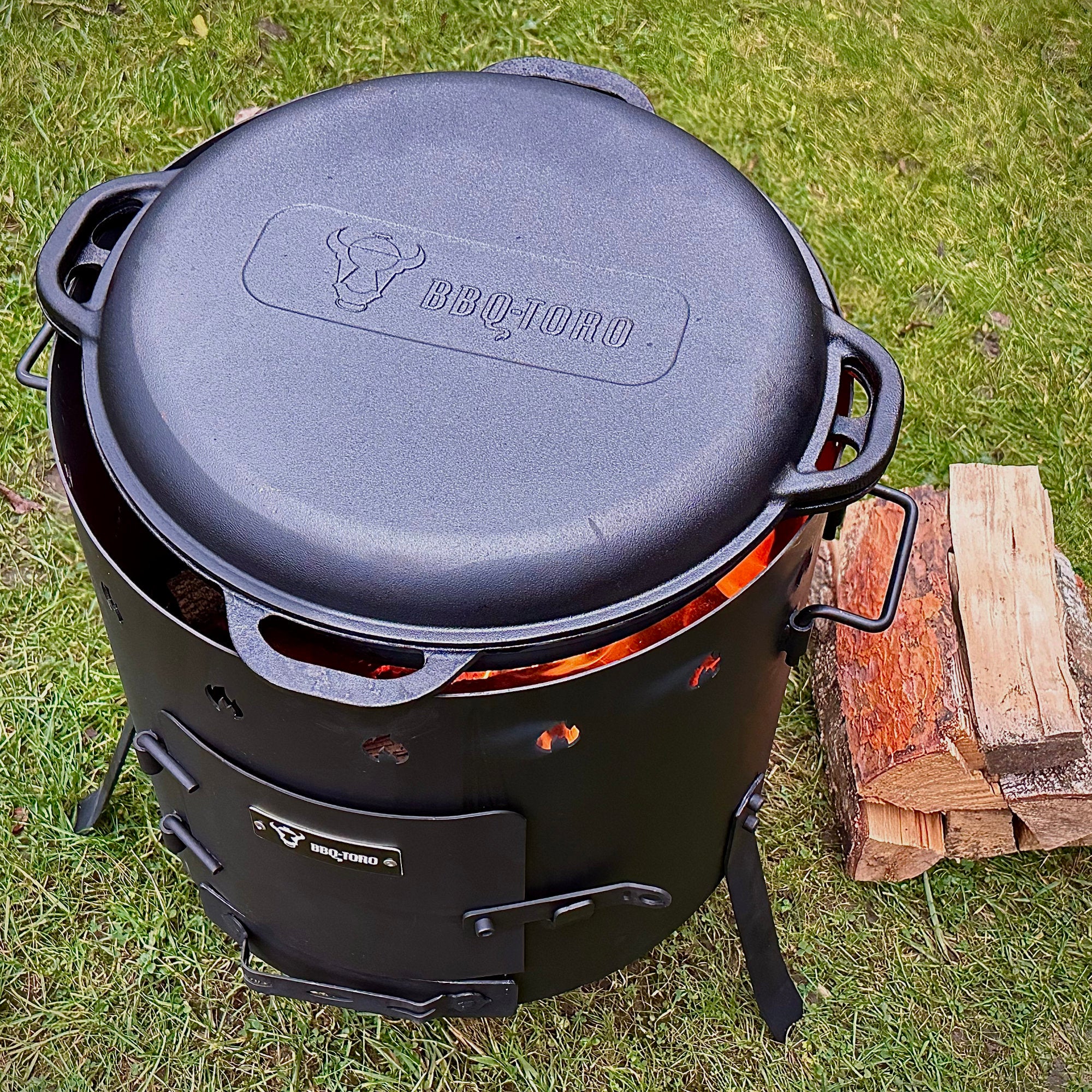 Kazan oven Ø 45 cm, incl. kazan, cast iron