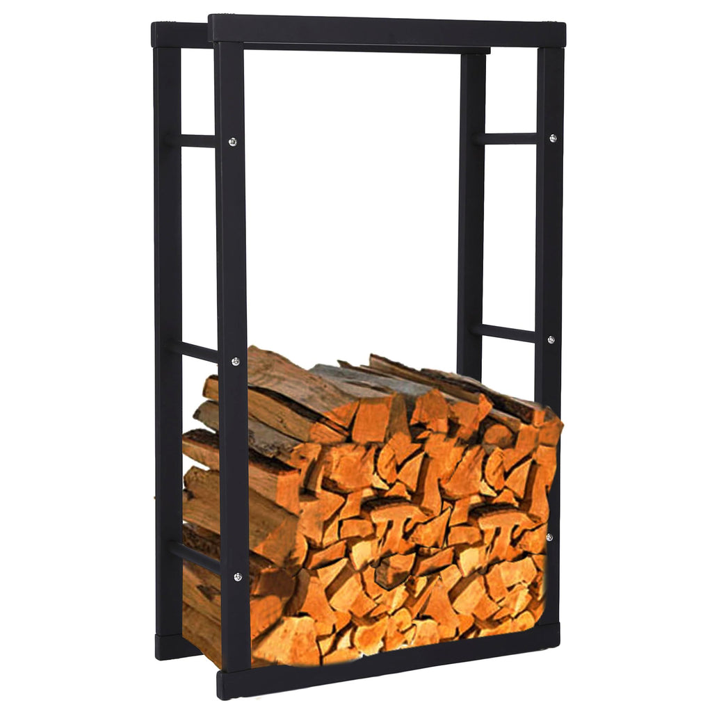 Firewood rack, for indoor and outdoor use