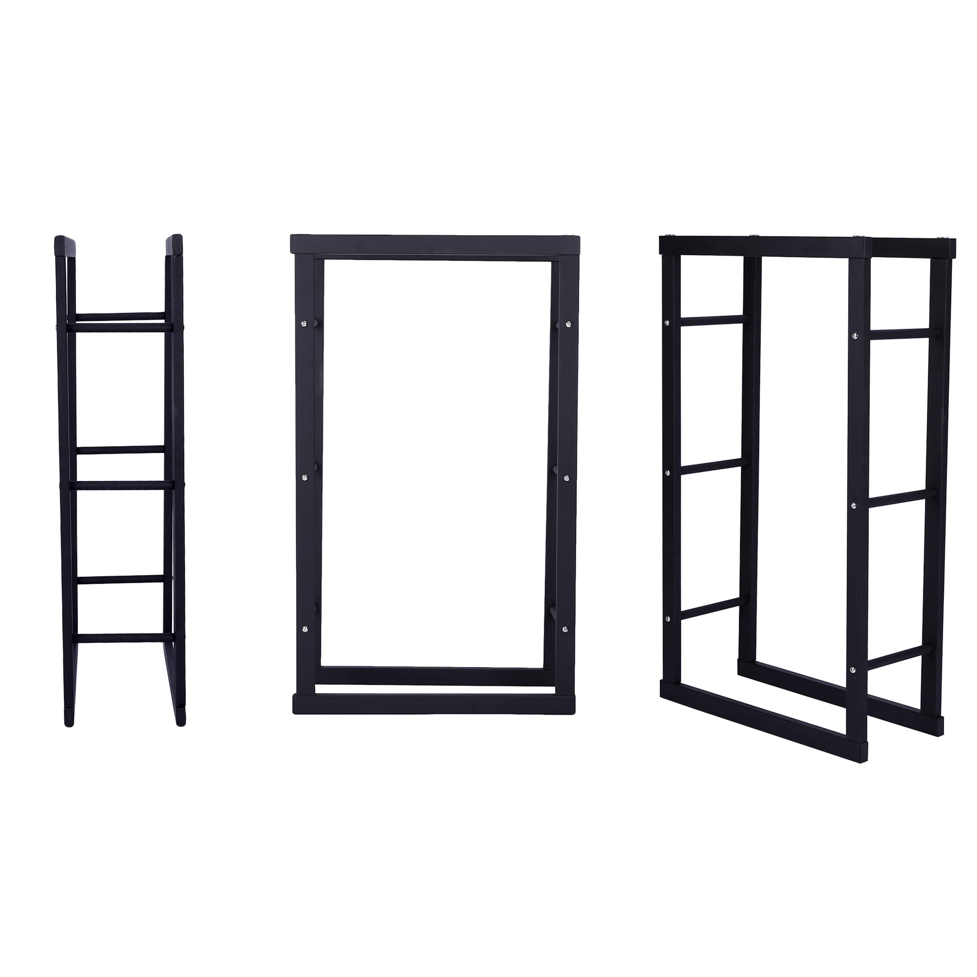 Firewood rack, for indoor and outdoor use