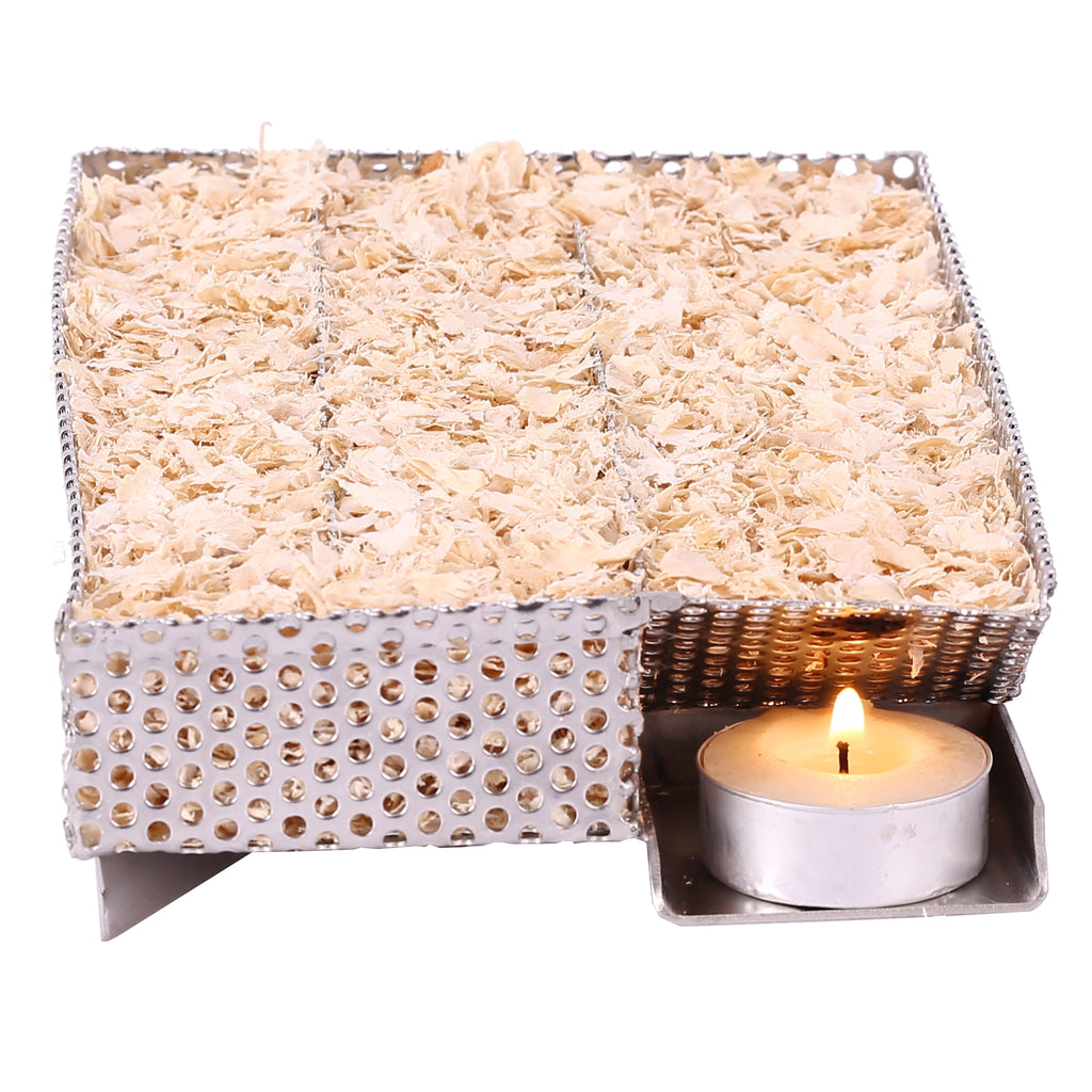 Générateur de fumée froide pour feux couvant, 20 x 12,5 cm, acier inoxydable