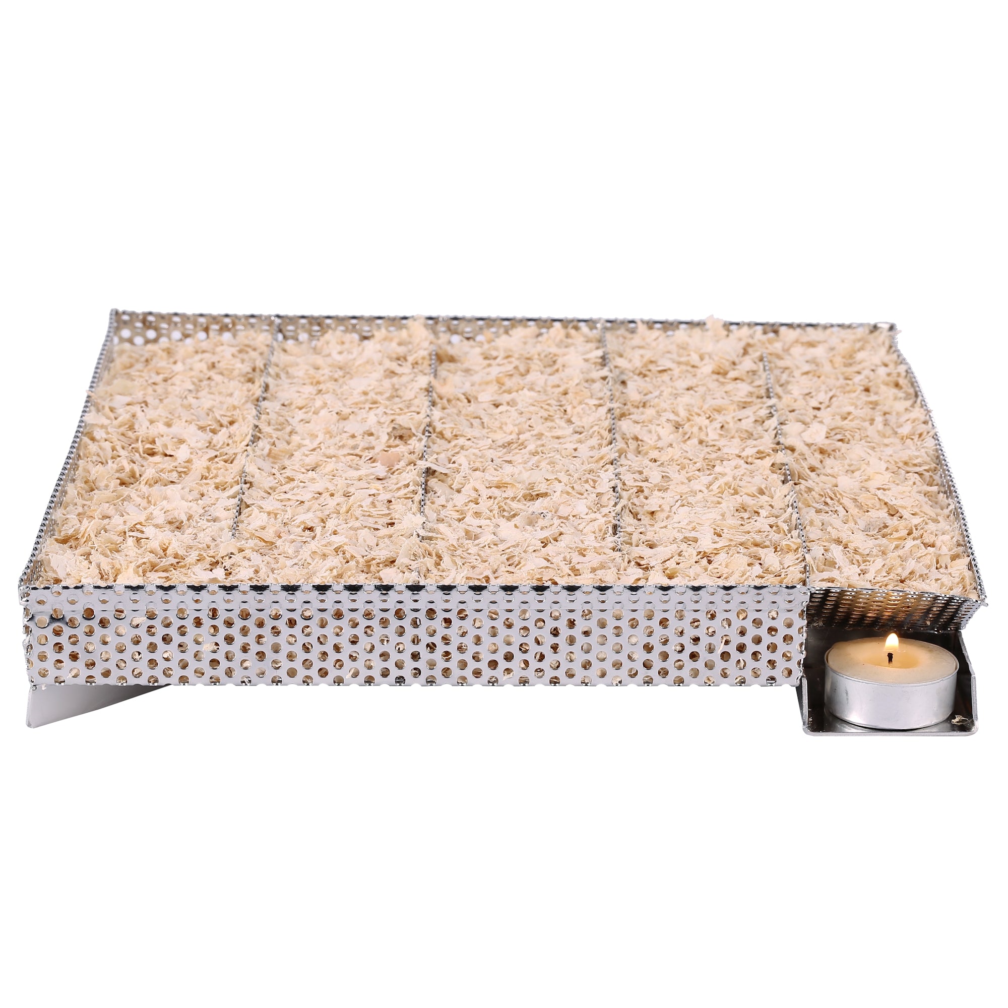 Générateur de fumée froide pour feux couvant, 27 x 26,5 cm, acier inoxydable