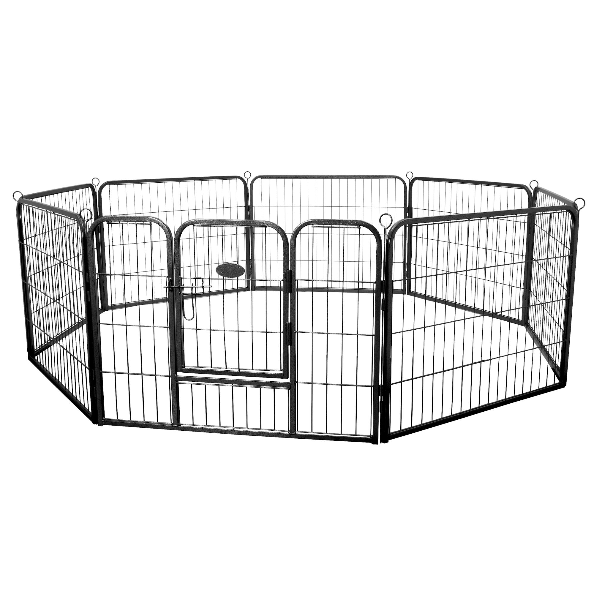 Welpenauslauf "Rocky", 80 x 60 cm, faltbar, Stahl