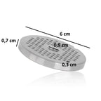 Perforated disc for meat grinder, Ø 6 cm, holes Ø 3 mm