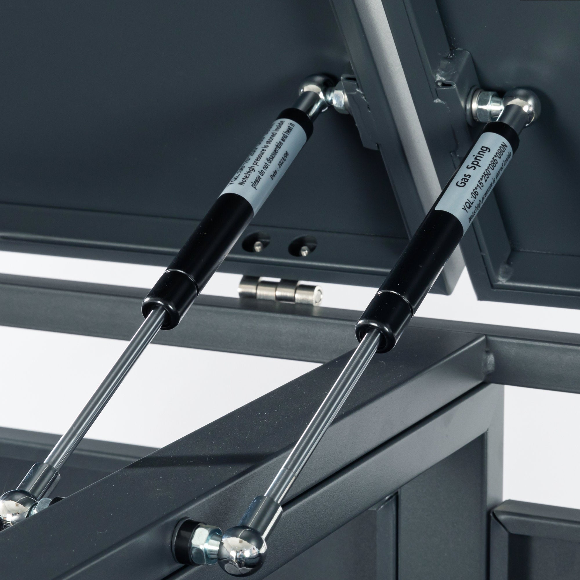 Mülltonnenbox, 2er Set, Anthrazit RAL 7016