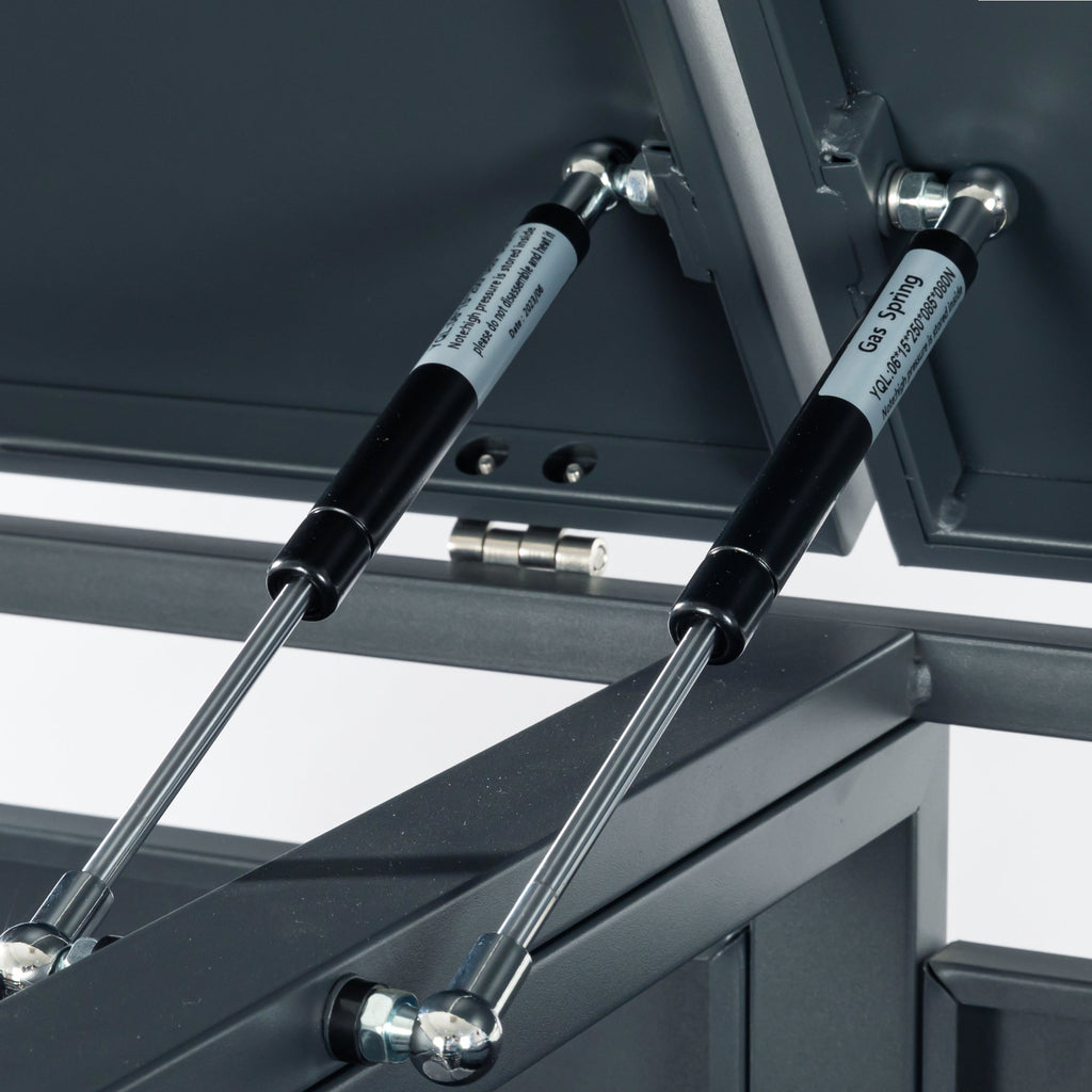 Boîte de rangement pour poubelles, lot de 4, anthracite RAL 7016