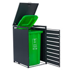 Boîtier pour poubelle, anthracite RAL 7016