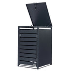 Boîtier pour poubelle, anthracite RAL 7016
