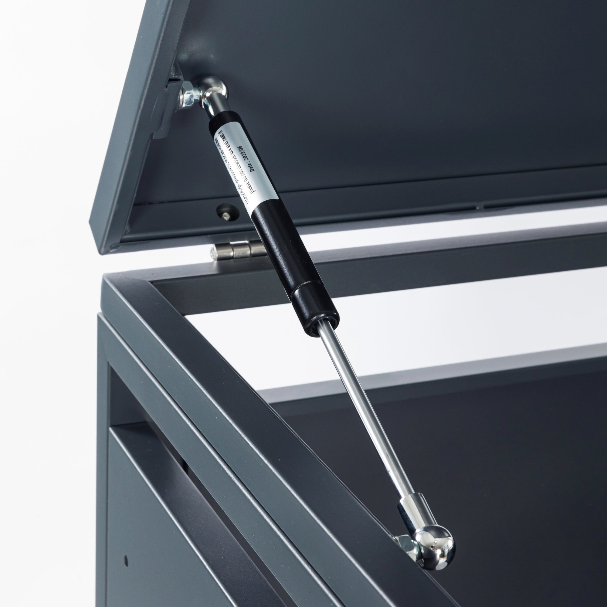 Garbage can enclosure, anthracite RAL 7016