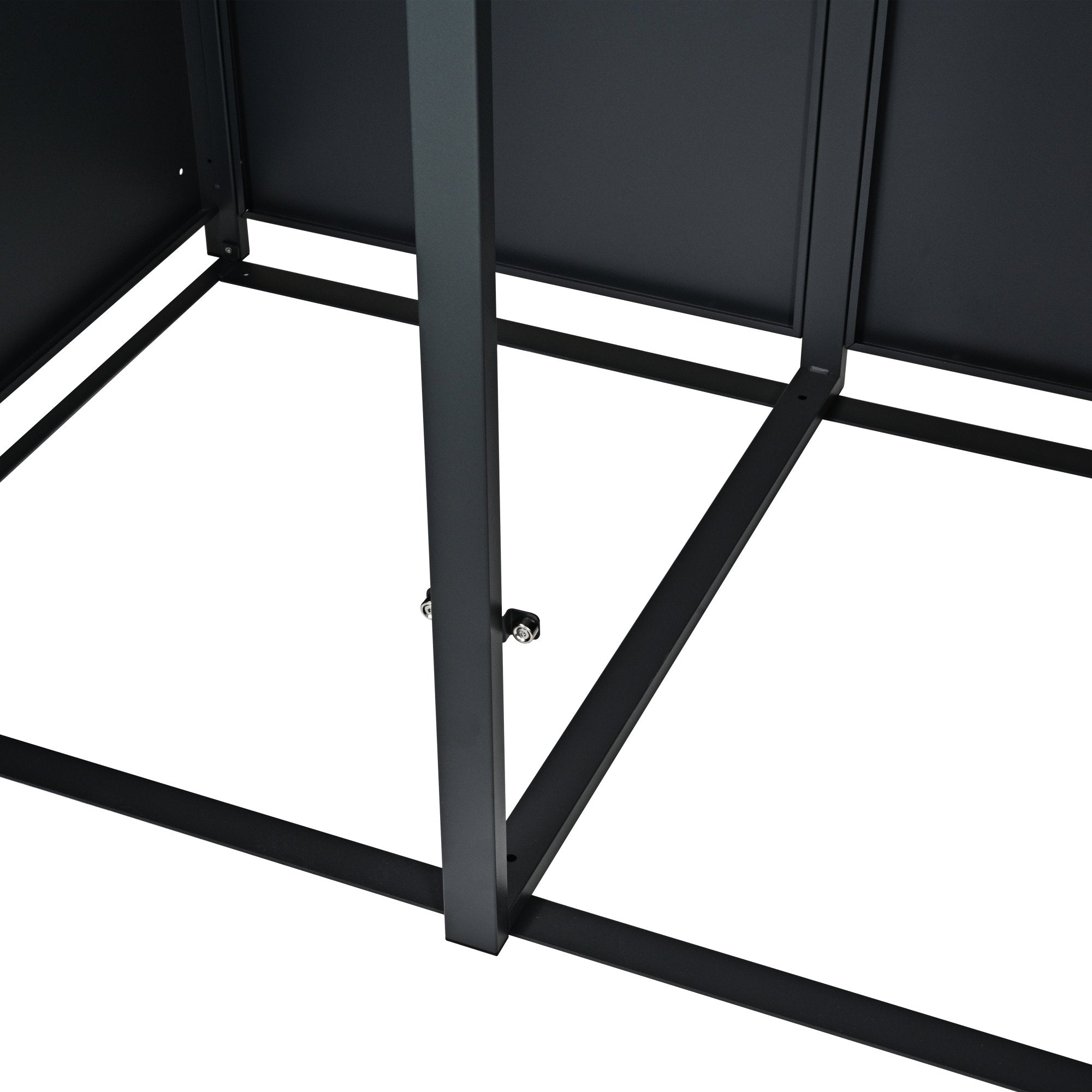 Mülltonnenbox, 2er Set, Anthrazit RAL 7016