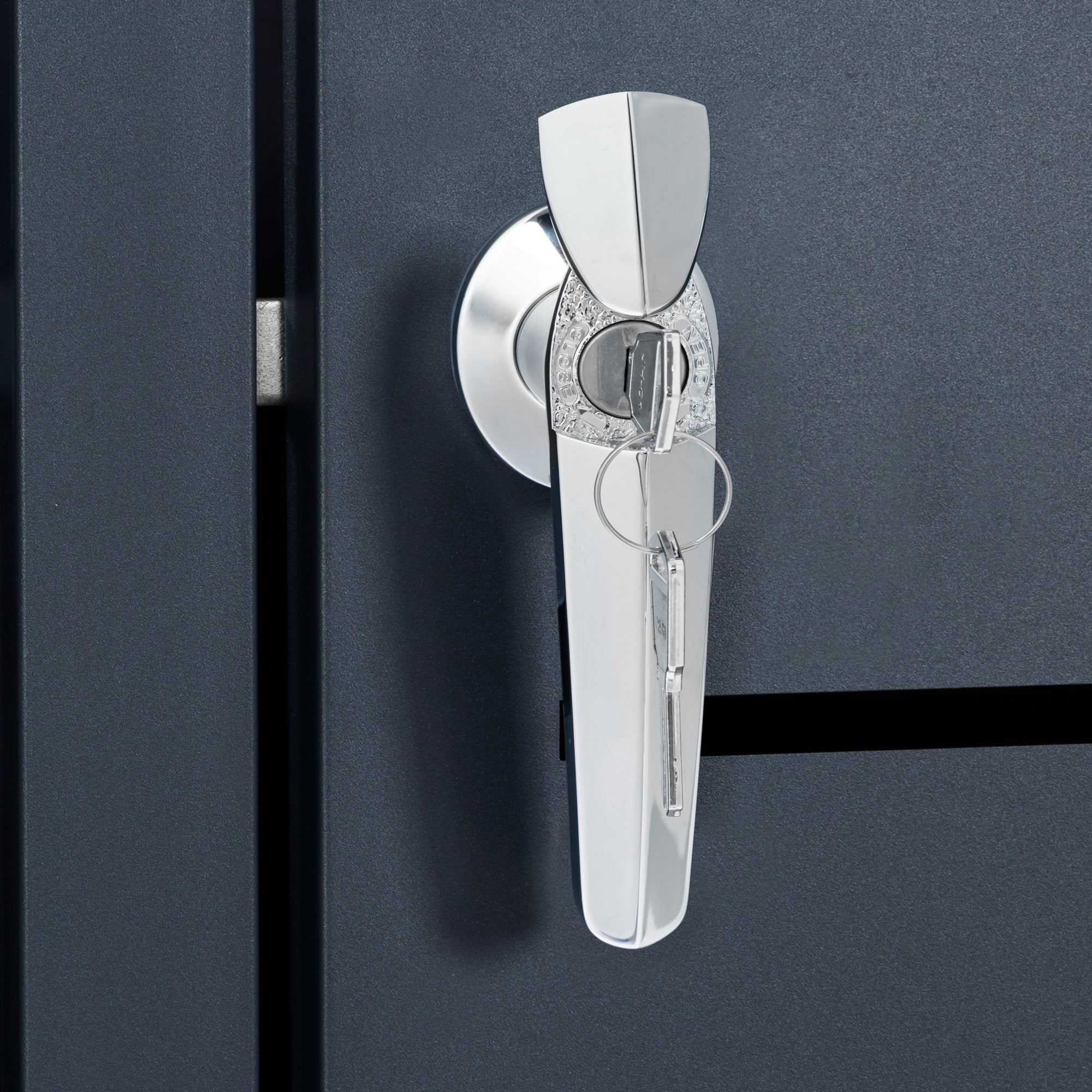 Garbage can enclosure, anthracite RAL 7016