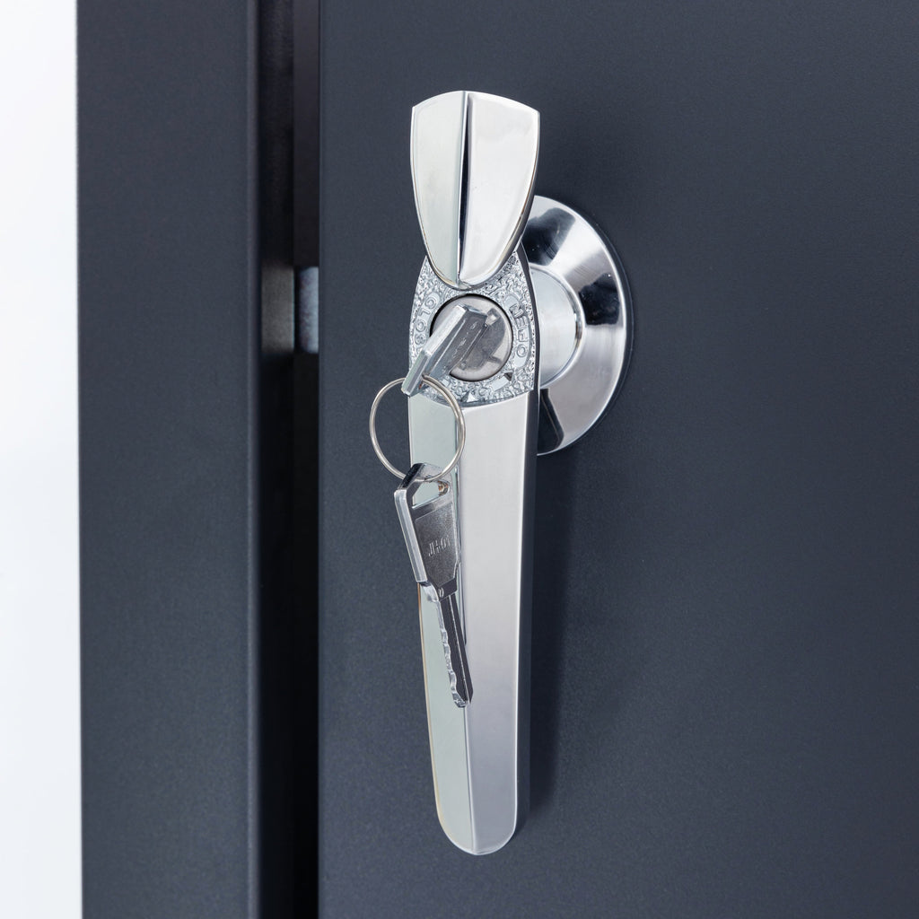 Bin storage box, anthracite RAL 7016, including green roof