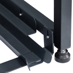 Boîte de rangement pour poubelles, anthracite RAL 7016, porte aspect bois, couvercle arrondi inclus