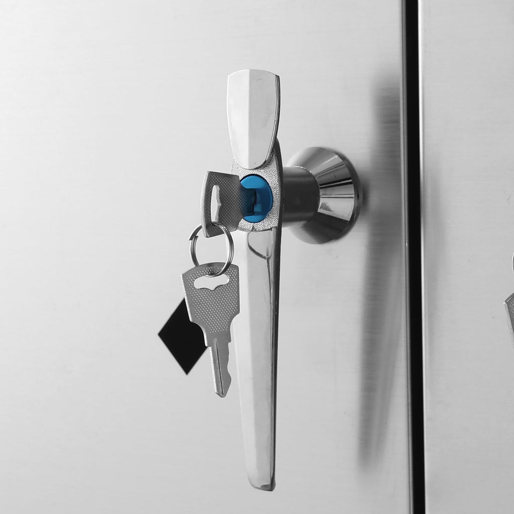 Boîte de rangement « losange », lot de 2, en acier inoxydable, avec couvercles à charnières