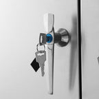 Boîte de rangement « losange », lot de 2, en acier inoxydable, avec couvercles à charnières