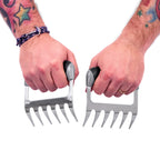 Griffes à viande « Grizzly », lot de 2, acier inoxydable 