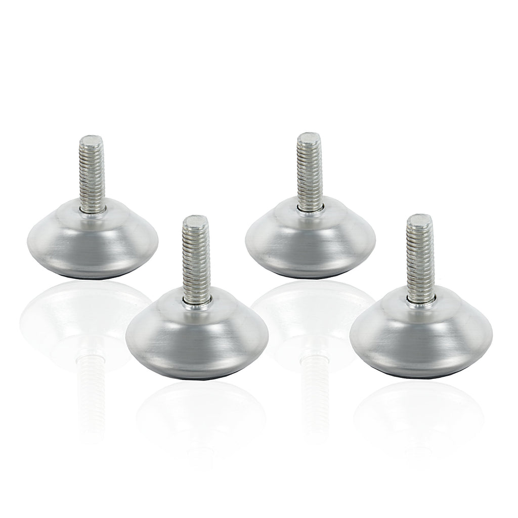 Furniture feet, set of 4, Ø 40 mm, thread Ø 8 mm, M8