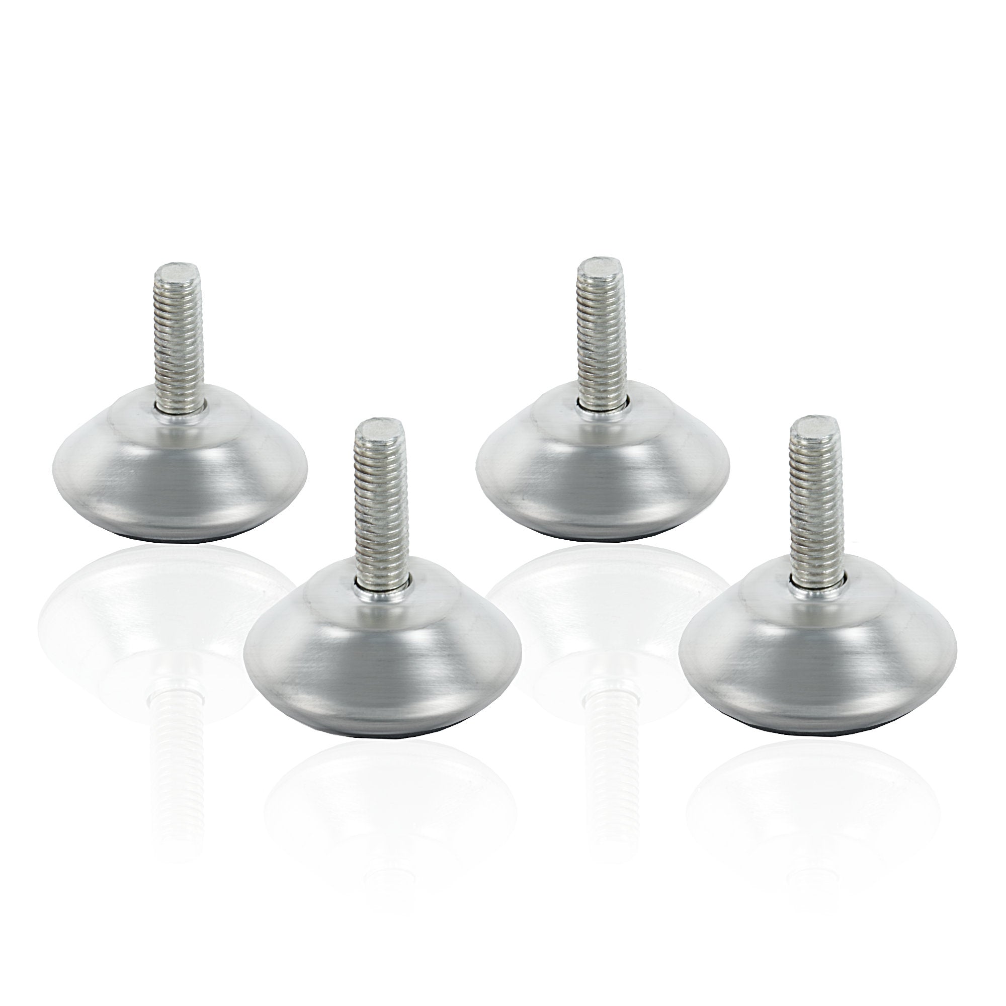 Furniture feet, set of 4, Ø 40 mm, thread Ø 8 mm, M8