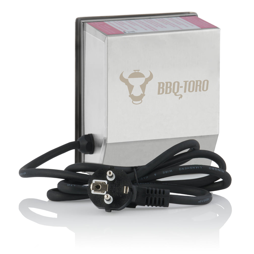 Grillmotor für Grillspieß, 220 - 240V, Edelstahl, Belastbar bis 4 kg