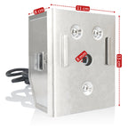 Moteur de rôtissoire, 220-240 V, acier inoxydable, capacité de charge jusqu'à 4 kg