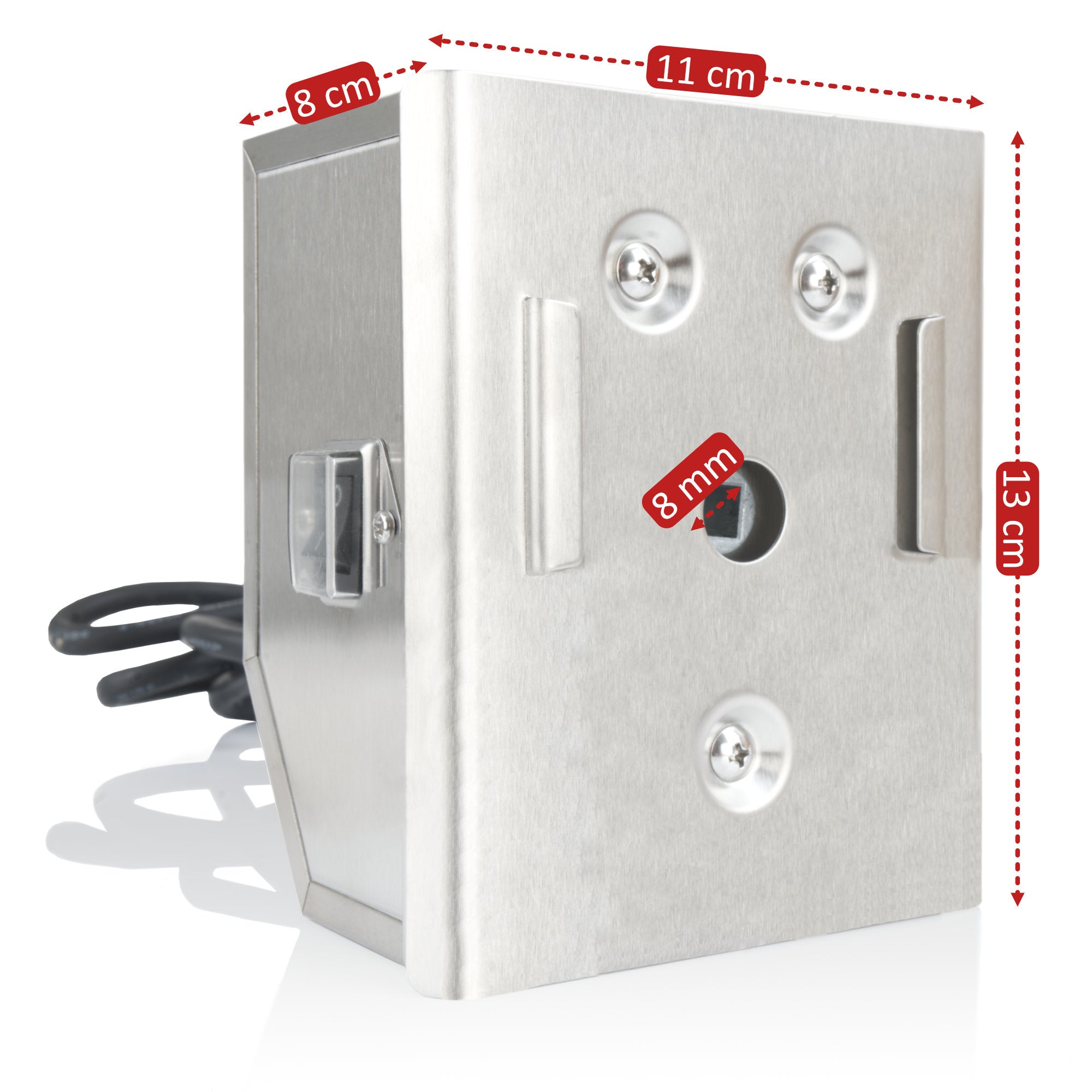 Moteur de rôtissoire, 220-240 V, acier inoxydable, capacité de charge jusqu'à 4 kg