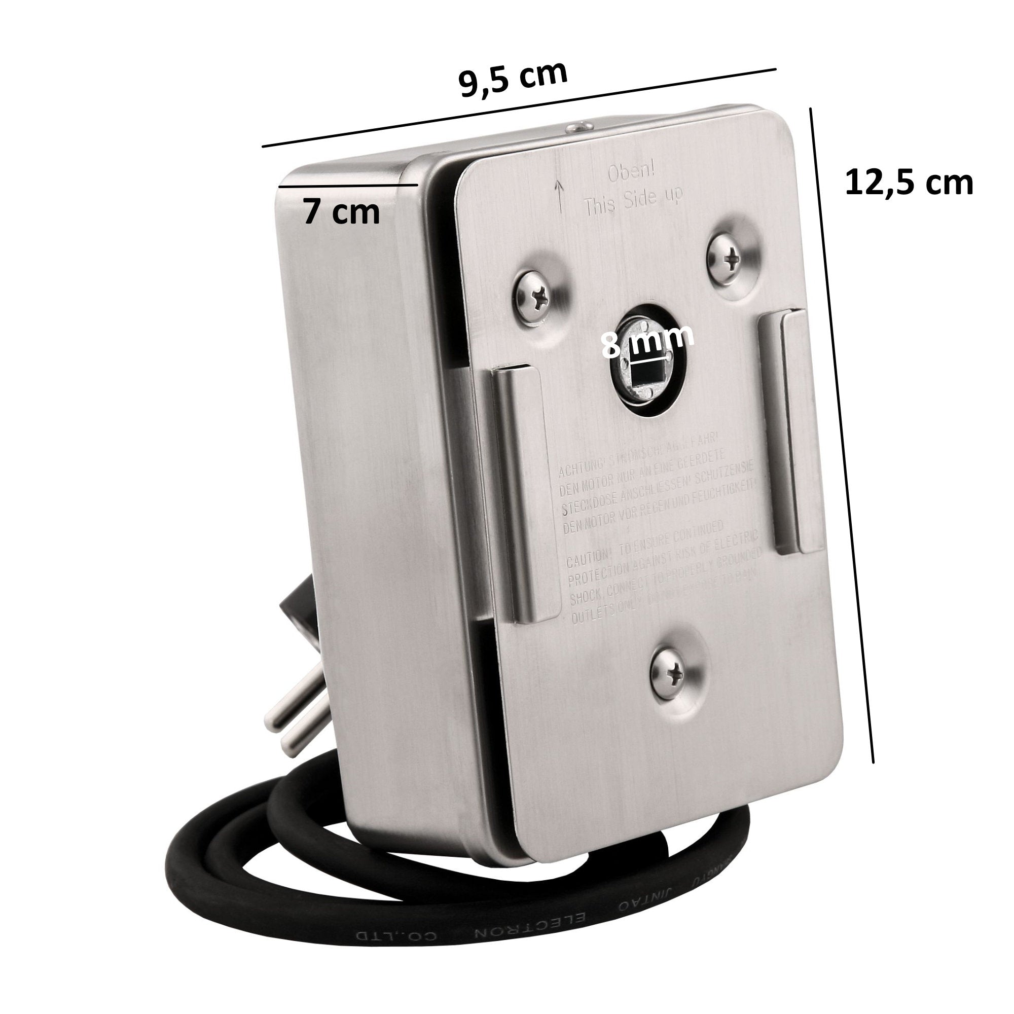 Moteur de rôtissoire, 220-240 V, acier inoxydable, capacité de charge jusqu'à 10 kg