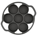 Moule à muffins pour 7 muffins, en fonte, 100 ml chacun