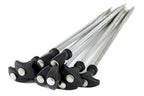 Piquets en T, 30 cm chacun, piquets de tente pour tentes de camping