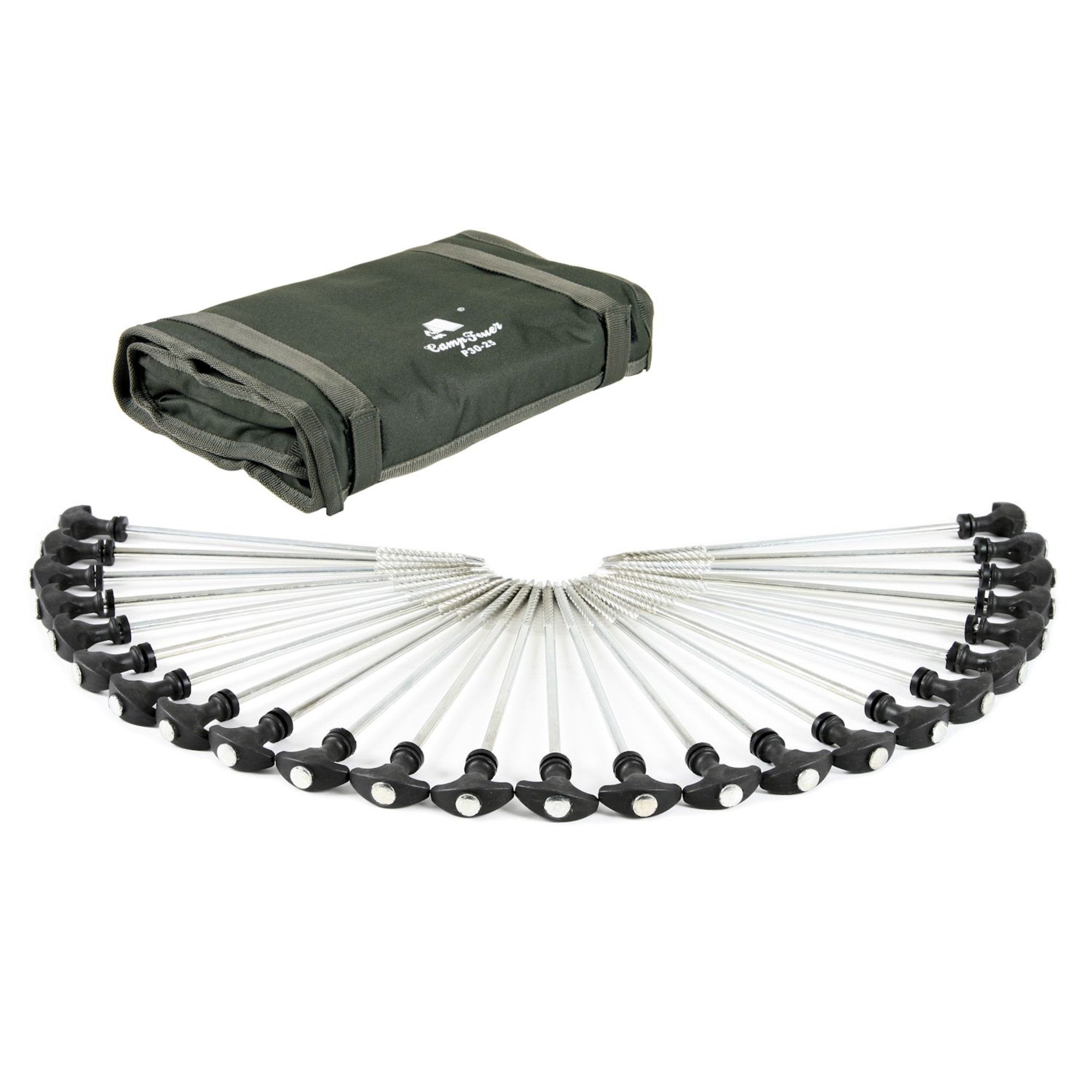 Piquets en T, 30 cm chacun, piquets de tente pour tentes de camping