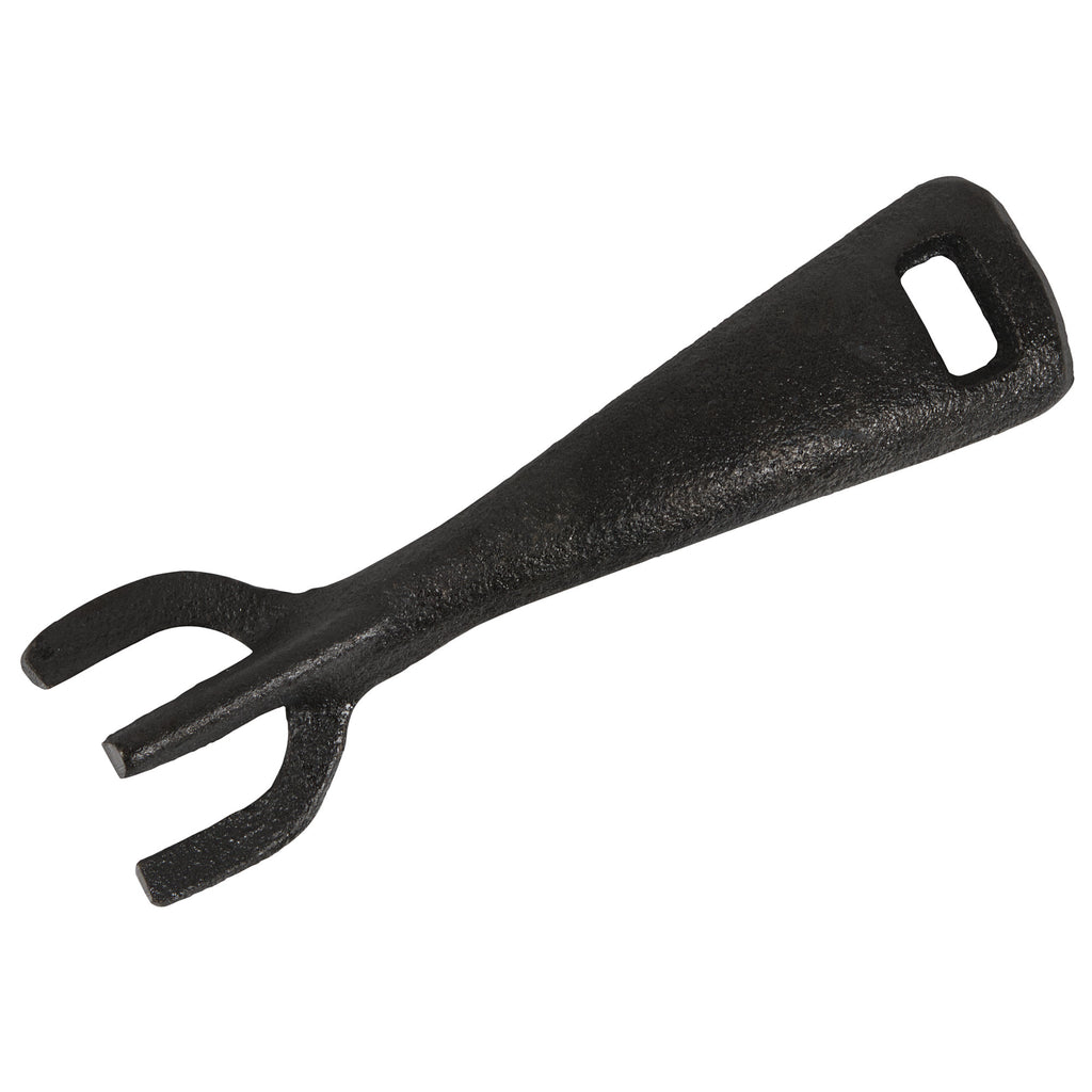 Serving pan, 27 x 18 cm, cast iron, including wooden board