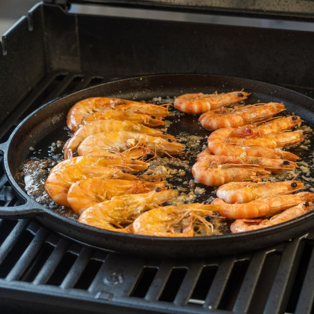 Grill pan, Ø 35 cm, cast iron