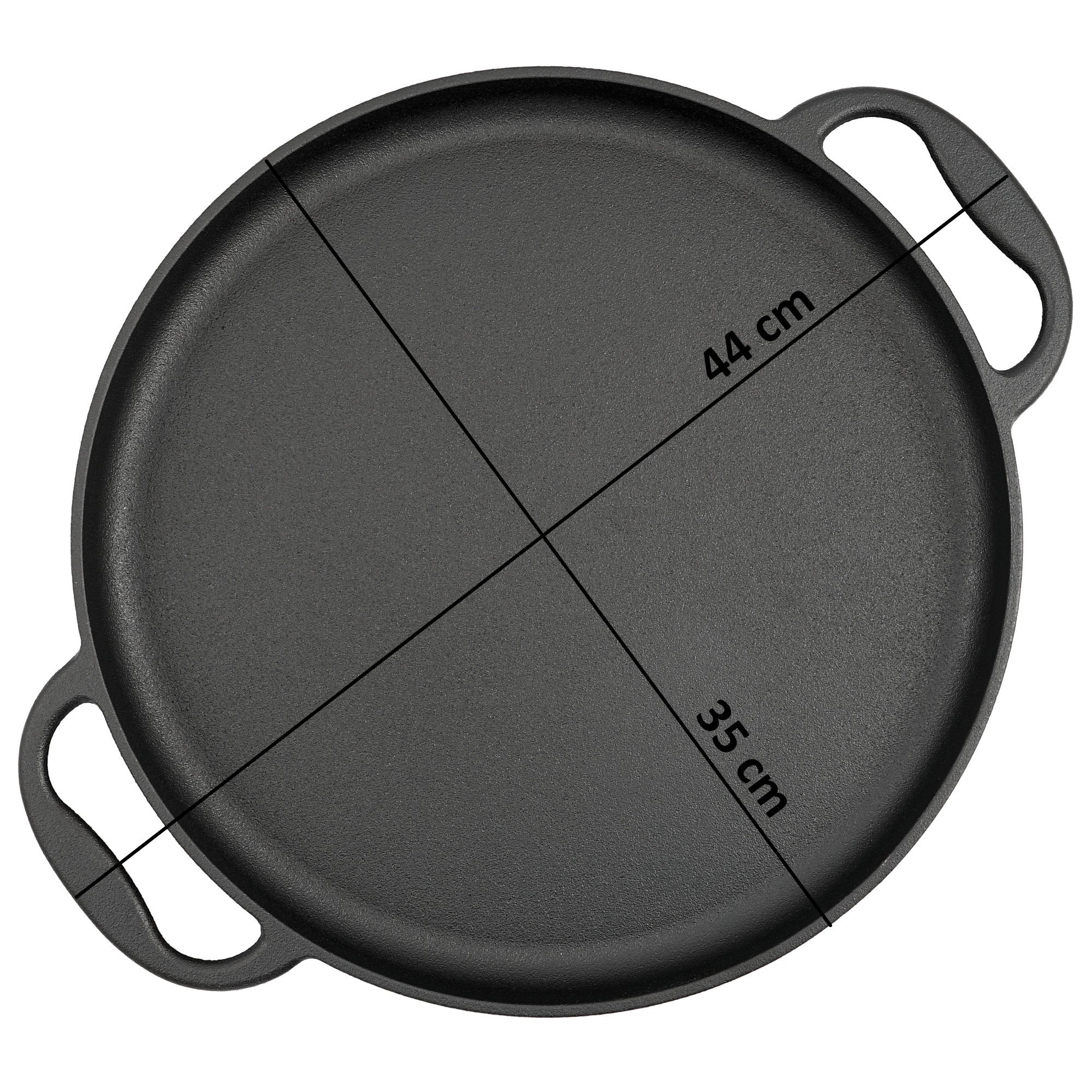 Grill pan, Ø 35 cm, cast iron