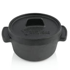 Serving pots, set of 6, Ø 11 cm, cast iron